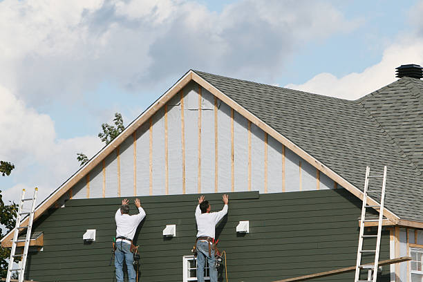 Professional Wood Siding technician working in Lake City, PA
